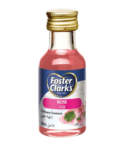 فوستر كلاركس ملون طعام نكهة الورد 28 مل × 12 - عبوة - منتج بالجملة | Platraw