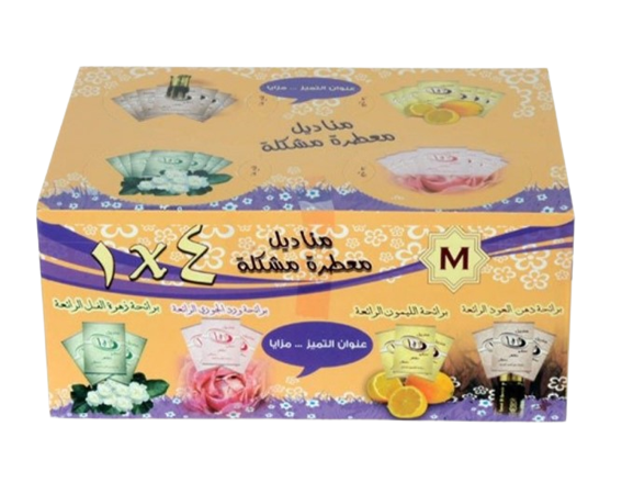 Mazaya Scented Wipes Different 100 pcs × 12 - Carton