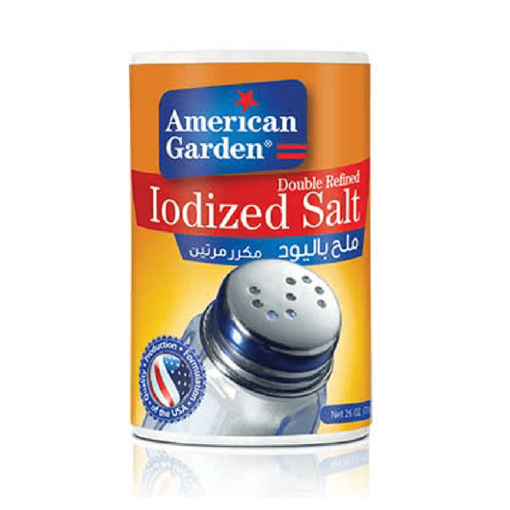 American Garden iodized Salt 737 gm × 24 - Carton