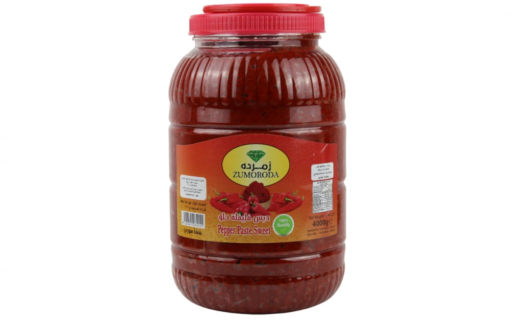 Zumoroda Pepper Paste Regular 4 kg × 4 - Carton