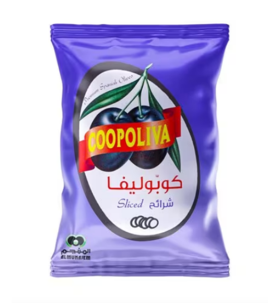 Coopoliva Black Olives Slices 936 gm × 10 - Carton