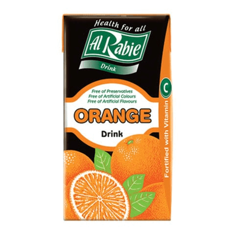 Al Rabie Orange Juice 125 ml × 21 - Carton