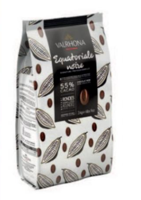 Valrhona Equatoriale Noire Dark Chocolate 55 % - 3 kg