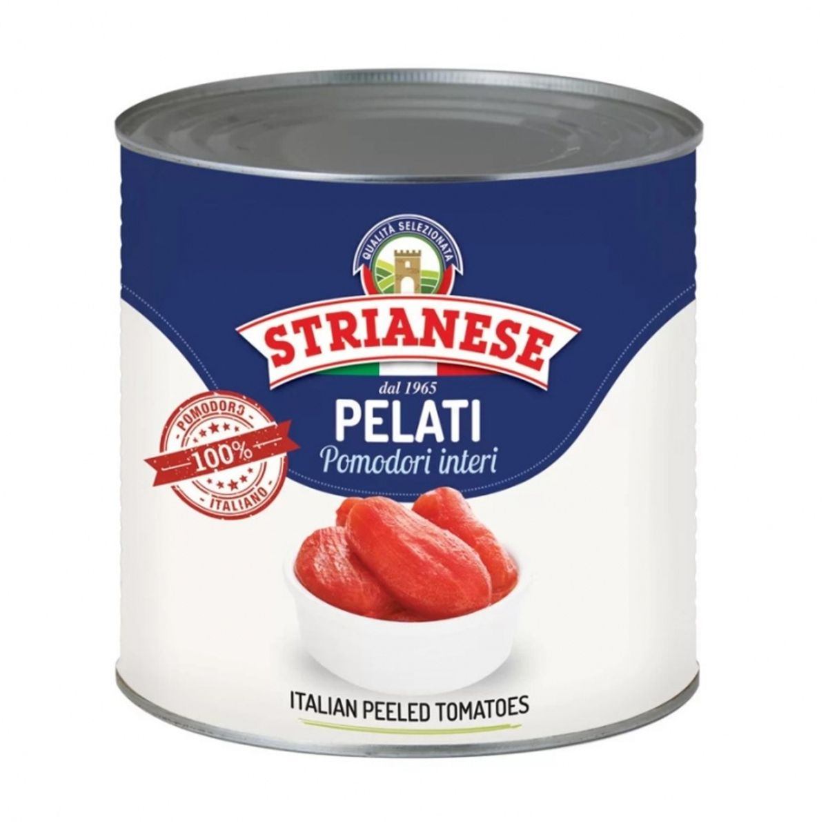 Strianese Italian Peeled Tomato 2.550 kg × 6 - Carton