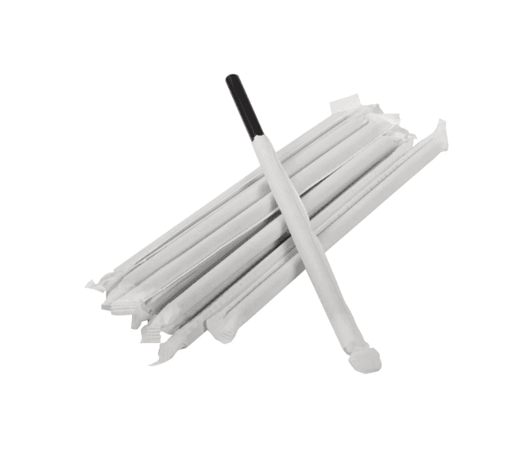 Emdad Black Straw Wrapped 6 mm × 5000 pcs - Carton - Wholesale Product | Platraw