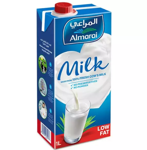 Almarai Low Fat Milk 1 L × 12 - Carton