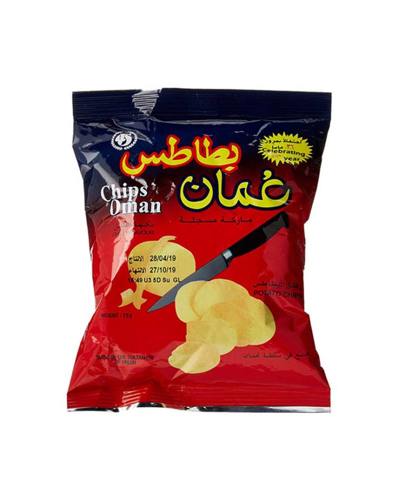 Oman Chips 13 gm × 23 pcs × 4 bags - Carton