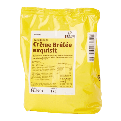 Martin Braun Creme Brulee Mix 1 kg - Wholesale Product | Platraw