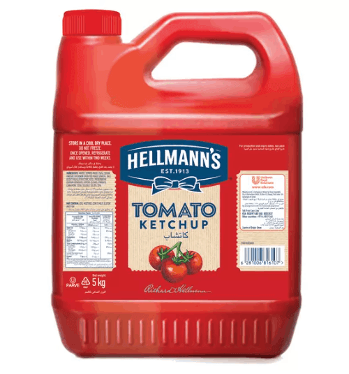 Hellmann’s Tomato Ketchup 4.8 kg × 4 - Carton - Wholesale Product | Platraw