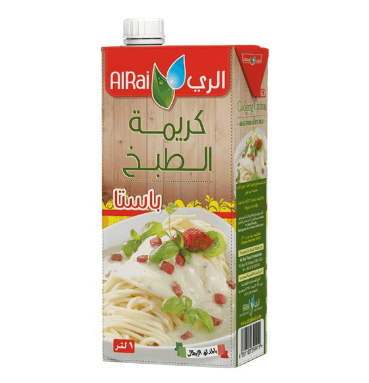 Alrai Cooking Cream Pasta 1 L × 12 - Carton