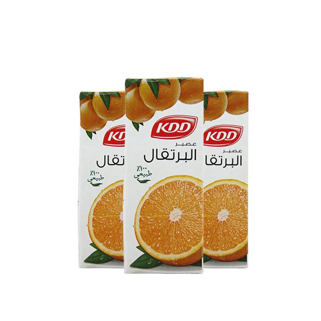 KDD Orange Juice 180 ml × 24 - Carton