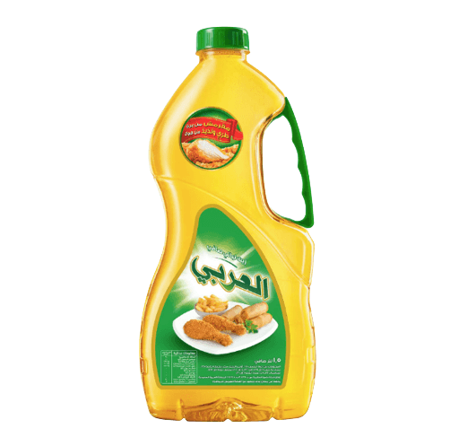 العربي زيت نباتي صافي للطبخ و القلي 1.5 لتر × 6 - كرتون - منتج بالجملة | Platraw