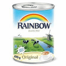 Rainbow Boofia Evaporated Milk 410 ml × 48 - Carton - Wholesale Product | Platraw