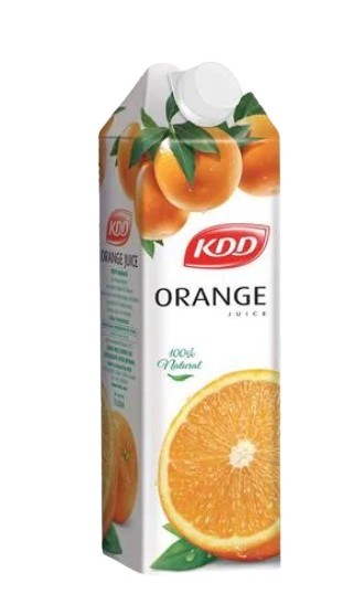 KDD Orange Juice 1 L × 12 - Carton