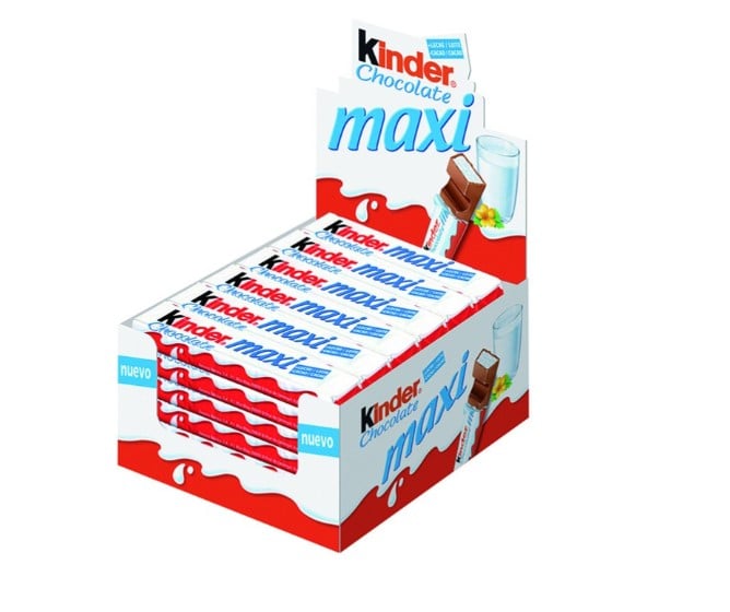 كيندر ماكسي شوكولاتة 21 غم × 36 × 8 - كرتون - منتج بالجملة | Platraw