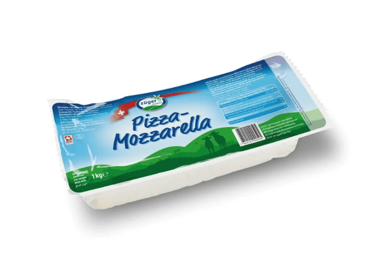Zugar Mozzarella Block Analogue 1 kg × 10 - Carton