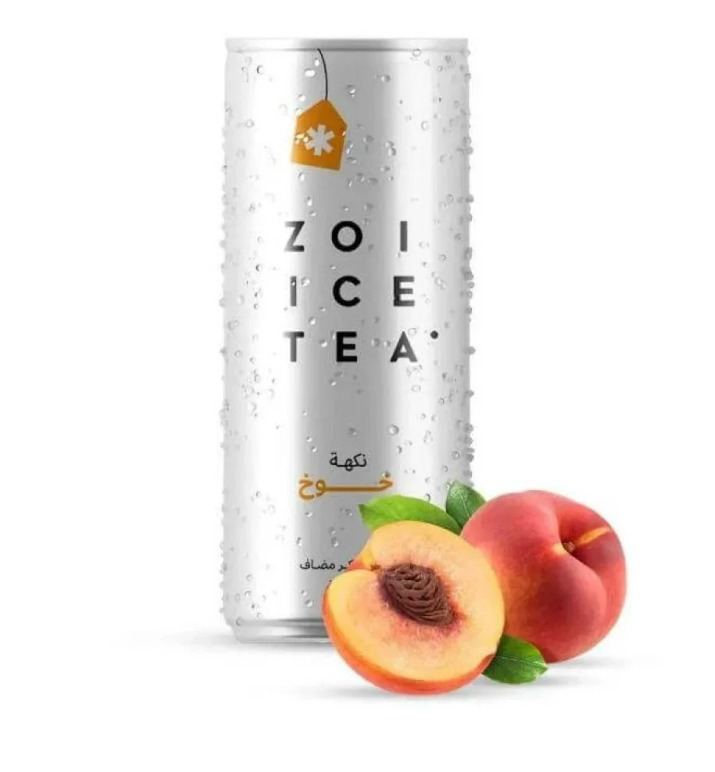 Zoi Ice tea Peach 320 ml × 24 - Carton