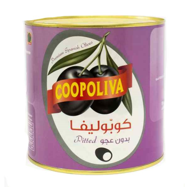 Coopoliva Black Olives 1200 gm × 6 - Carton