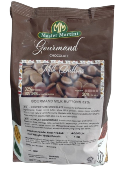 Master Martini Couverture Milk 32% - 10 Kg