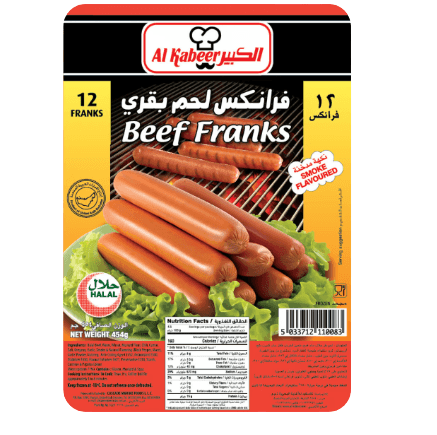 الكبير هوت دوغ لحم بقري جامبو 400 غم × 20 - كرتون - منتج بالجملة | Platraw