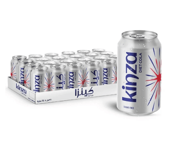 كينزا كولا دايت 320 مل × 24 - كرتون - منتج بالجملة | Platraw