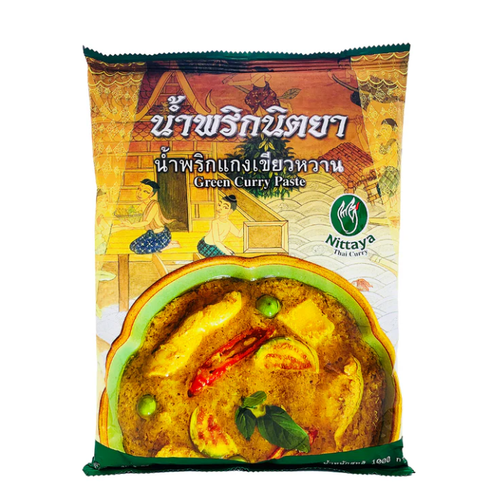 Nittaya Thai Green Curry Paste 1 kg