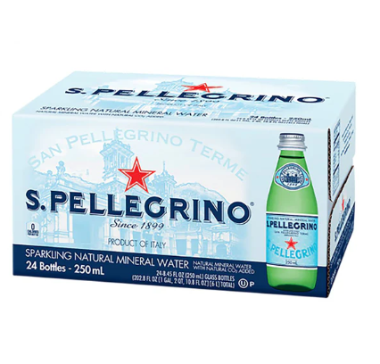 S.Pellegrino Sparkling Water 250 ml × 24 - carton