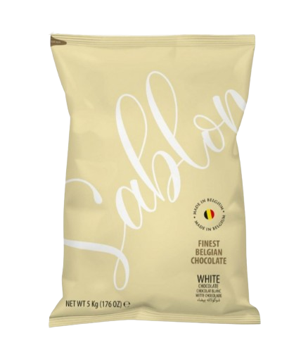 Sablon White Chocolate Coins 30 % - 5 kg