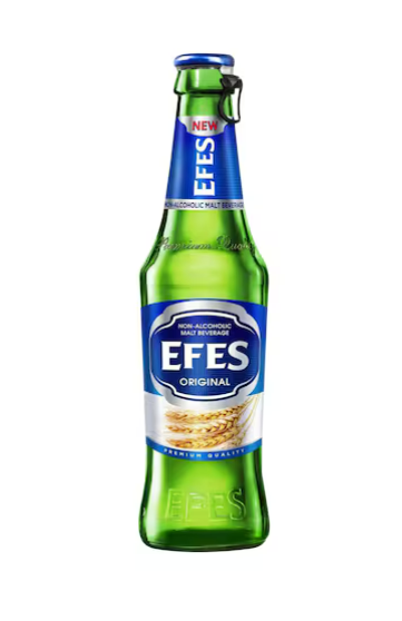 EFES Classic Non Alcoholic Malt Beverage Beer 330 ml × 24 - Carton