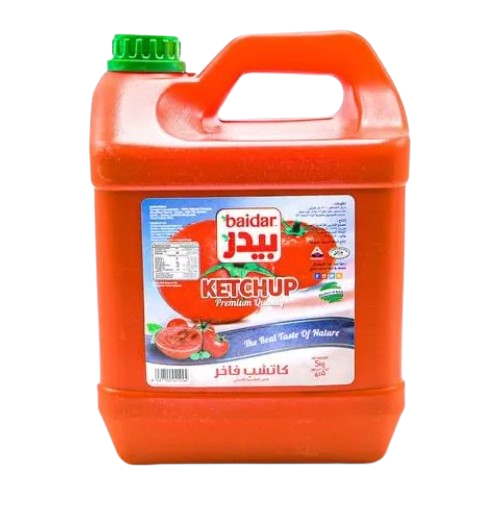 Baidar Tomato Ketchup Gallon 5 kg × 4 - Carton