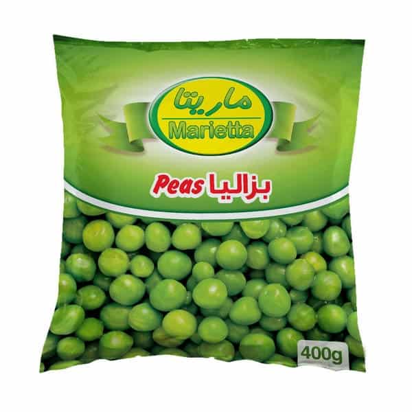 Marietta Frozen Peas 400 gm × 20 - Carton - Wholesale Product | Platraw