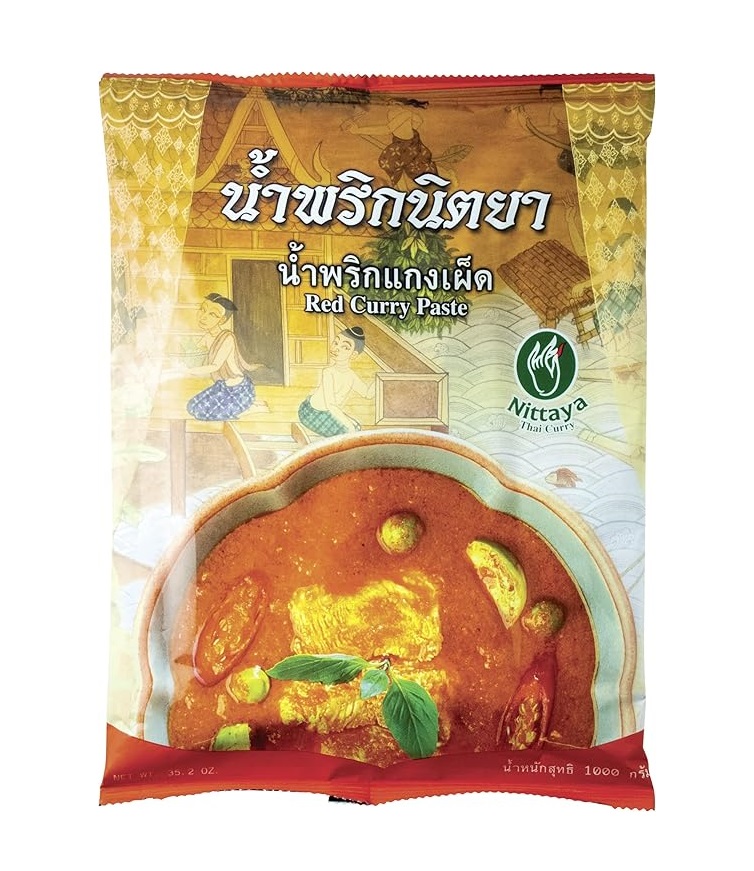 Nittaya Thai Red Curry Paste 1 kg