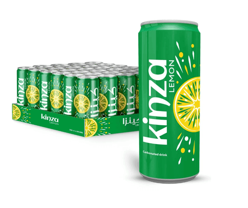 كينزا ليمون 250 مل × 30 - كرتون - منتج بالجملة | Platraw