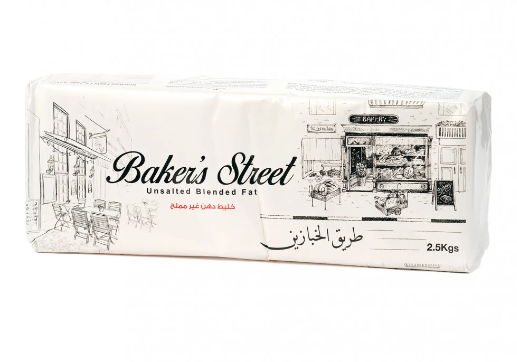 Bakers Street Unsalted Blended Fat Butter 2.5 kg × 10 - Carton