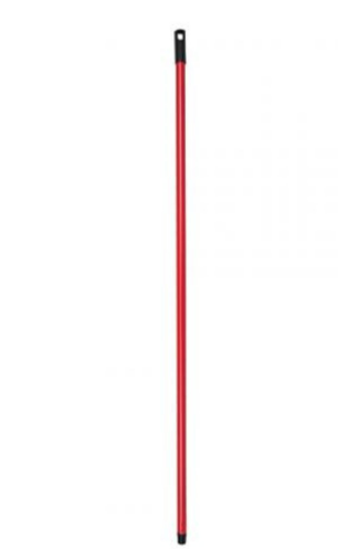 Red Broom with Metal Stick No 0049