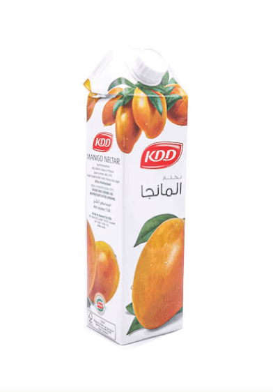 KDD Mango Juice 1 L × 12 - Carton
