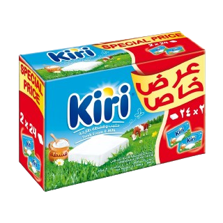 Kiri Full Cream Cheese 400 gm × 2 × 24 - Carton