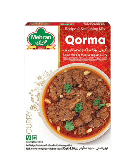 Mehran Spice For Meat & Yogurt Curry 50 gm × 48 - Carton