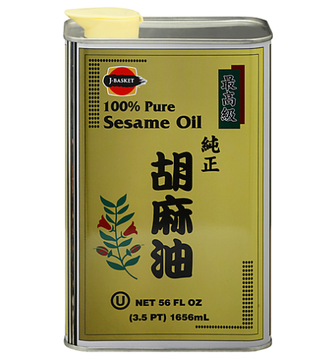 J Basket White Sesame Oil 1.65 kg × 10 - carton