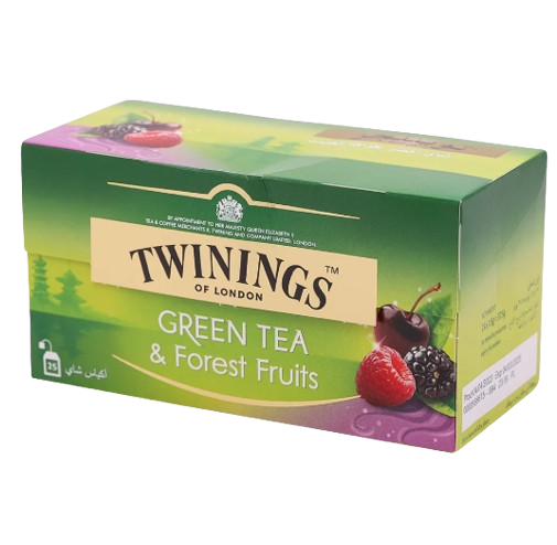Twinings Green Tea & Forest Fruits 25 bag × 12 - Carton