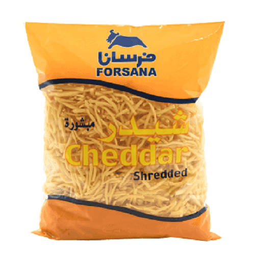 فرسانا جبنة شيدر صفراء مبشورة 1 كغ × 6 - كرتون - منتج بالجملة | Platraw