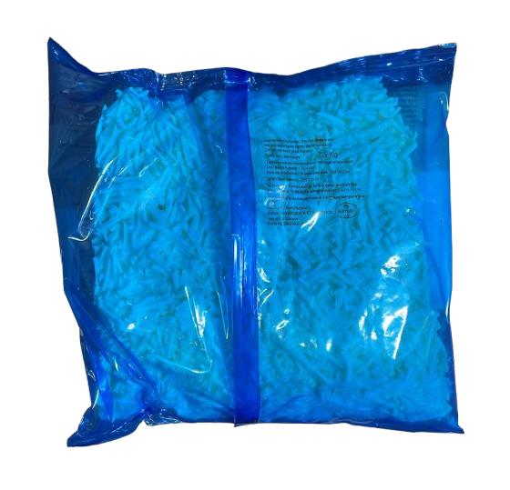 Eurial Shredded Mozzarella Cheese 2.5 Kg × 4 - Carton