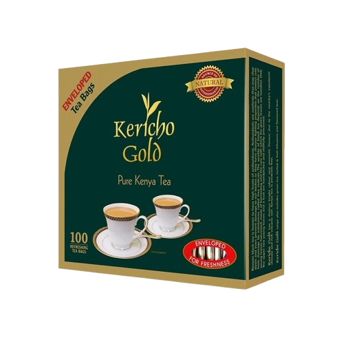 Kericho Gold Pure Kenya Black Tea 100 bags × 10 Carton
