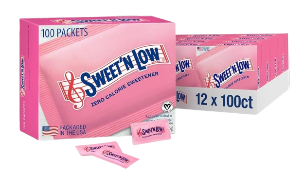 SweetN Low Sweetener 100 Sachets × 12 Packs - Carton