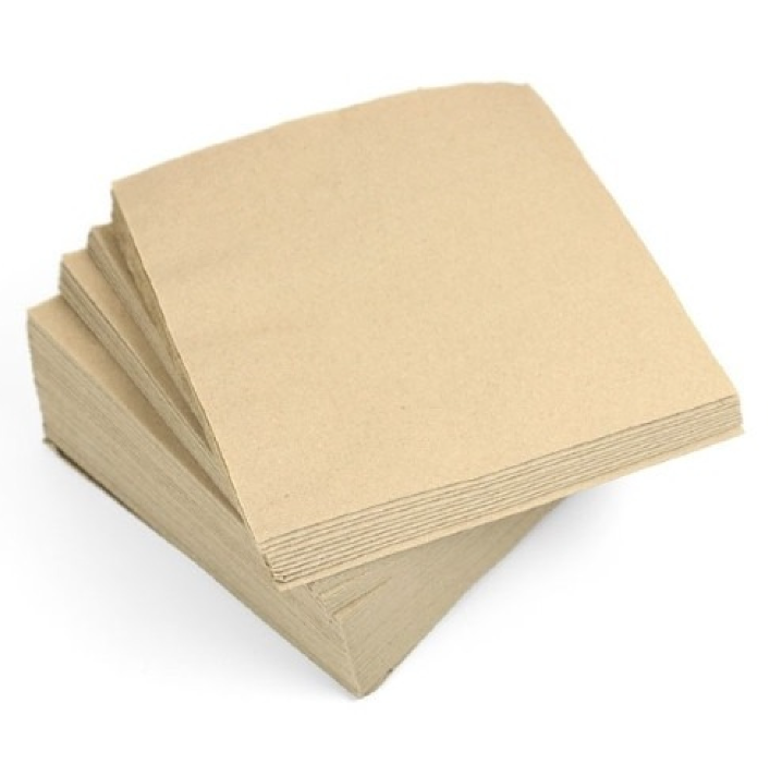 Table Brown Napkins 30 cm × 30 cm × 40 - Carton
