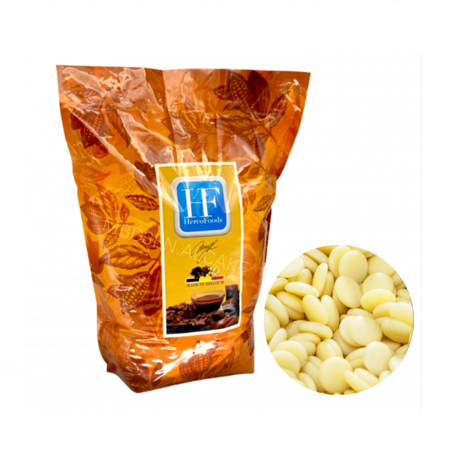 Herco White Chocolate Coins 28.5 % -  5 kg