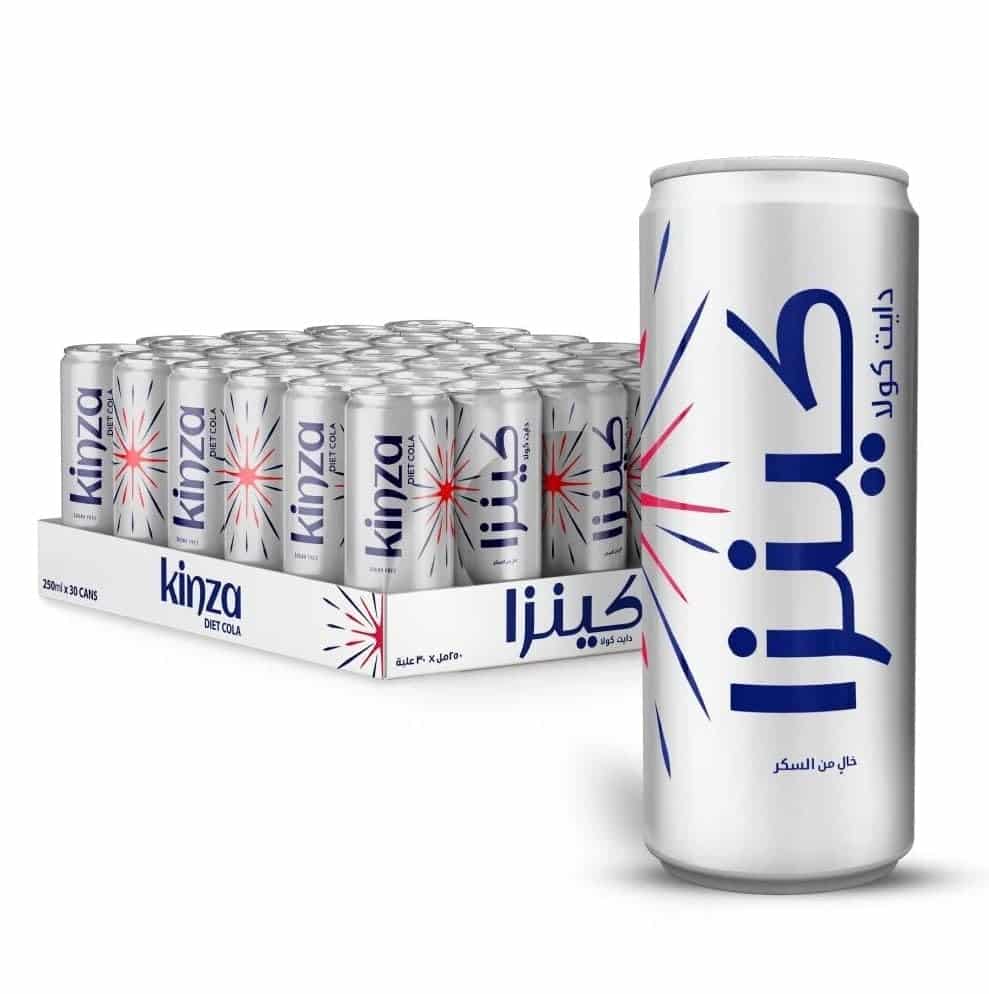 كينزا كولا دايت 250 مل × 30 - كرتون - منتج بالجملة | Platraw