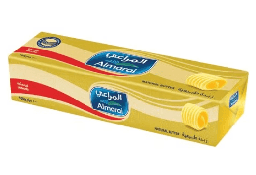 المراعي زبدة طبيعية غير مملحة 100 غم × 40 - كرتون - منتج بالجملة | Platraw