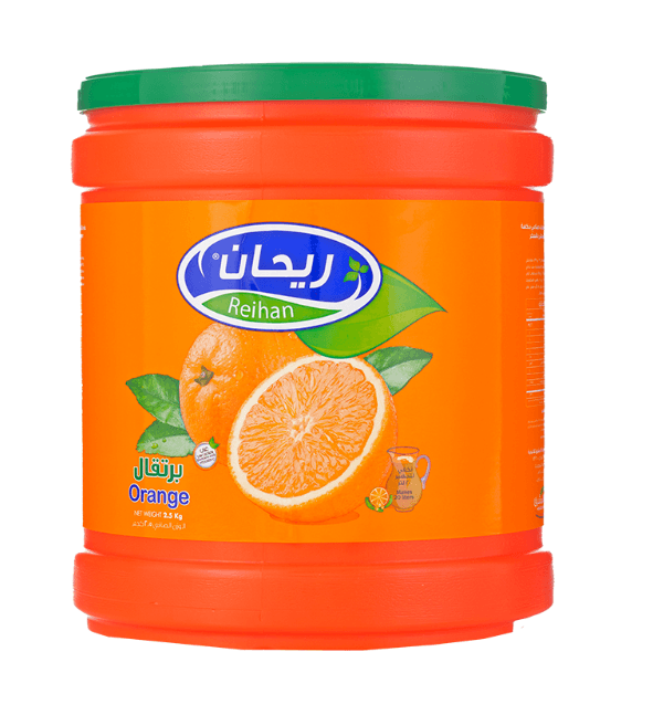 Reihan Orange Drink 2 kg × 4 - Carton
