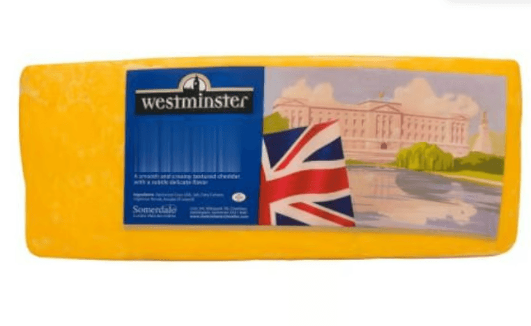 ويست منستر جبنة شيدر لون اصفر 1 كغ - منتج بالجملة | Platraw